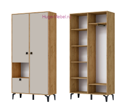 Шкаф для одежды "Милан" кашемир