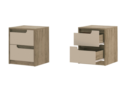 Тумба прикроватная "Гавана" кашемир/крафт серый Тумба прикроватная "Гавана" кашемир/крафт серый