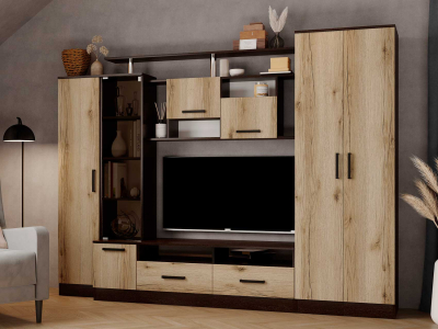 Гостиная Оскар-5 венге +дуб делано Гостиная Оскар-5 венге +дуб делано