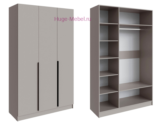 Шкаф "Мадрид" 1,4 м без зеркала кашемир