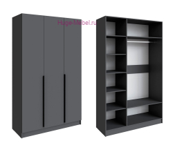 Шкаф "Мадрид" 1,4 м без зеркала графит