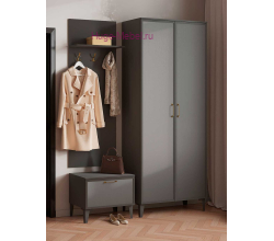 Прихожая 1.5 метра "Толедо" графит