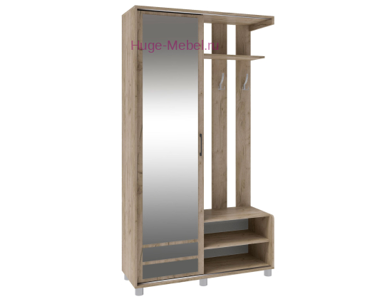 Прихожая "Ларго-2" крафт серый