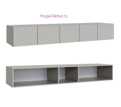 Антресоль Н300 для шкафов "Мадрид" 2 метра (кашемир)