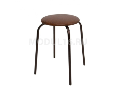 Табурет "22 радиус" шоколад +медь Табурет "22 радиус" шоколад +медь