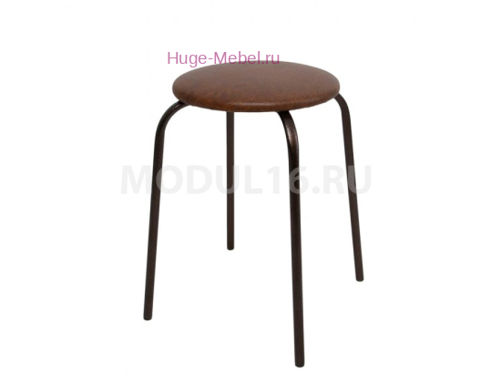 Табурет "22 радиус" шоколад +медь