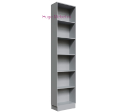 Шкаф торцевой 25 см "Мадрид" серый камень