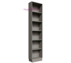 Шкаф торцевой 25 см "Мадрид" мокко