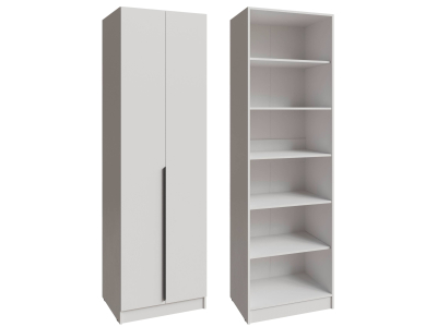 Шкаф 70 см с полками "Мадрид" белый