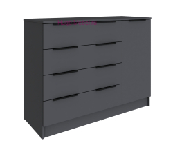 Комод 120 см "Мадрид" графит