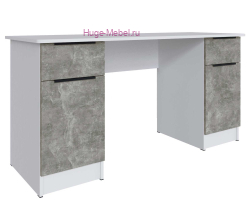 Стол 1.5 метра "Мадрид" ателье светлое/белый