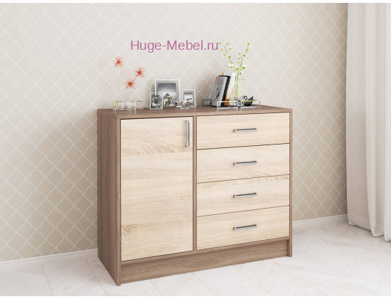 Комод "Катрин 6 Шимо/Сонома"