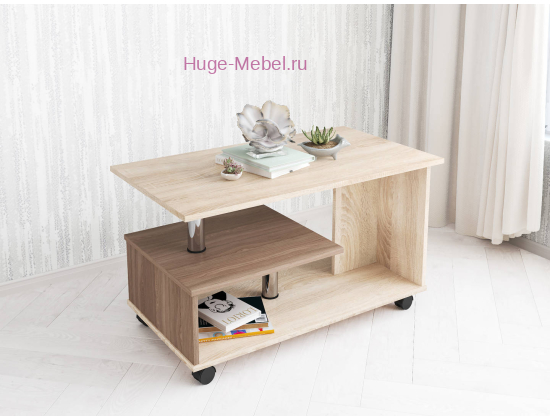 Стол журнальный "Консул-5 Сонома/Ясень"
