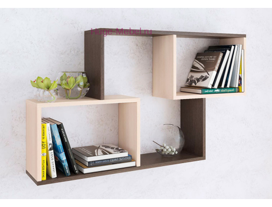 Полка навесная ПН-3 венге/дуб молочный