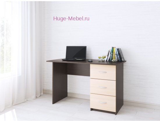 Стол письменный Сити-1 венге/дуб