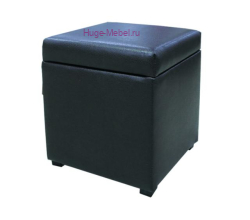 Банкетка квадратная черная