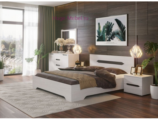 Спальня Валенсия белая К4